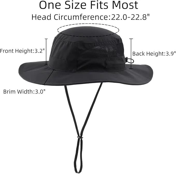 Connectyle Women's UPF 50+ Sun Hat UV Protection Wide Brim Bucket Hat Summer Beach Hats Fishing Hiking Outdoor Safari Hats by GreenHaven Gardens