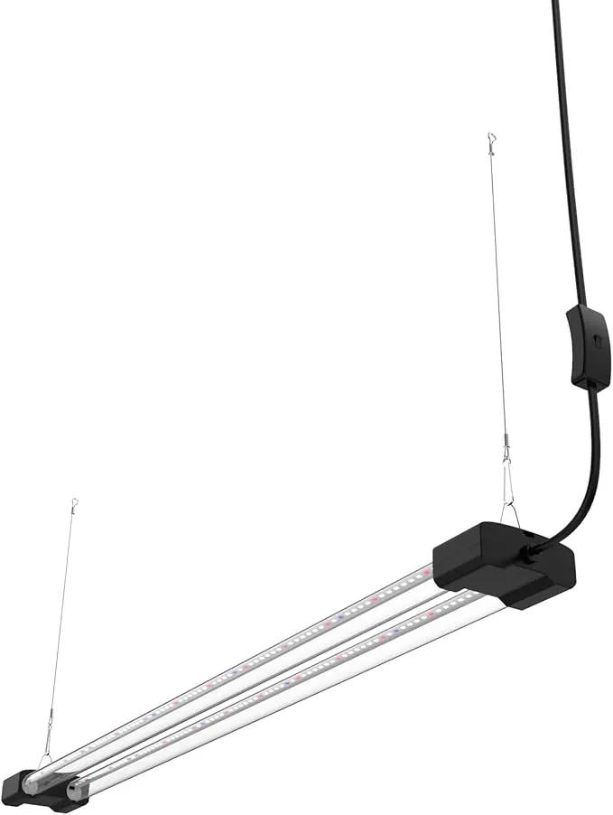 DYMOND Boostgro LED Seed Starter Grow Light 3FT Full Spectrum Linkable 5000k Daylight + 660nm Red + 450nm Blue Indoor Plant Lighting Fixture by GreenHaven Gardens