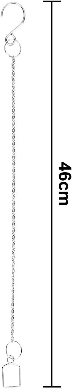 10Ppcs Sun Shine Catcher Chains for Pendant Prisms, 18.11 inch Crystal Prismatic Ball Suspension Chain with Hook for Crystal Prism Decoration DIY Crystal Decoration(10PCS) by GreenHaven Gardens