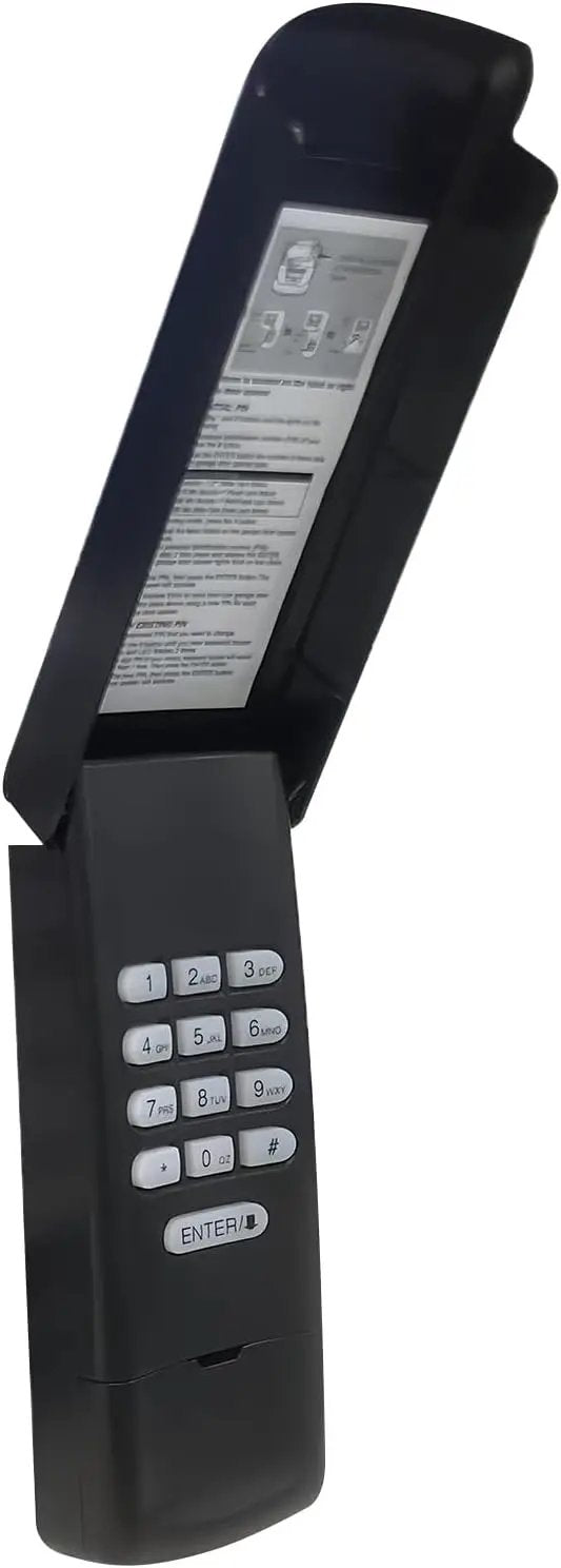 Garage Door Opener Keypad Replacement for Liftmaster Chamberlain Craftsman Garage Door Opener Keypad Compatible with Purple/Red/Orange/Green/Yellow Learn Button Since 1993 - Black Shell by GreenHaven Gardens