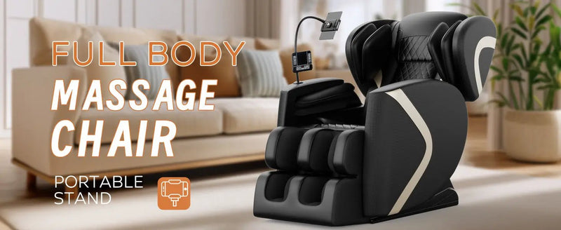 Massage Chair Recliner with Zero Gravity and Full Body Air Pressure by HouseOfZazla