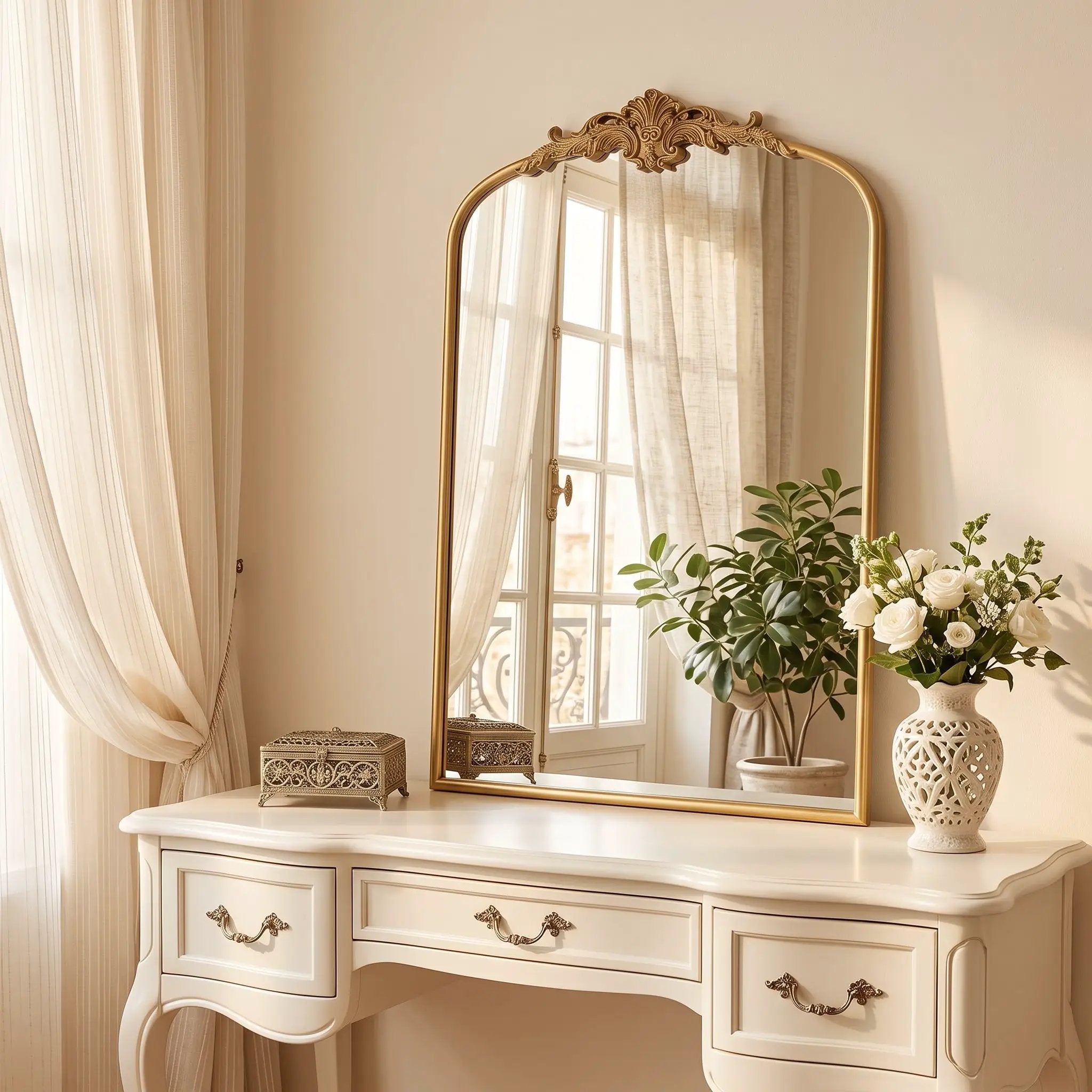 24''x36'' Antique Large Wall Mirror by HouseOfZazla