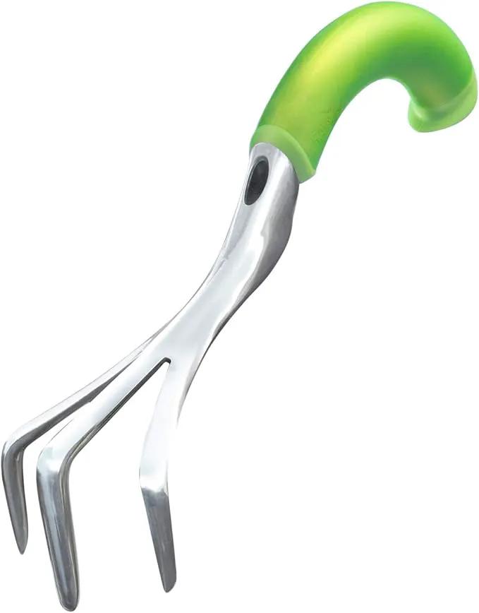 Radius Garden NRG103 103 Ergonomic Aluminum Hand Cultivator, Original Green by GreenHaven Gardens