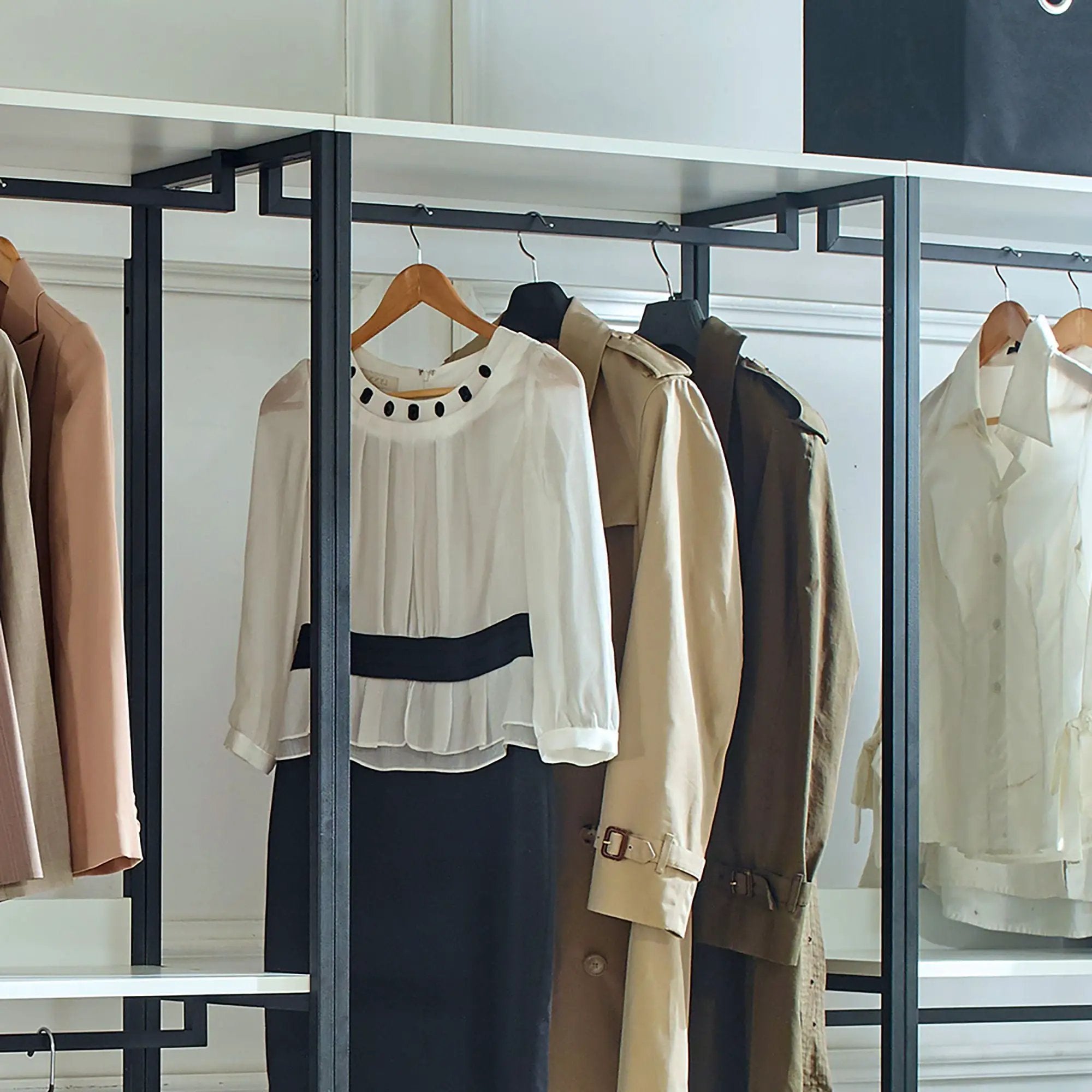 Fiona - Freestanding Walk-In, Closet System - White by HouseOfZazla