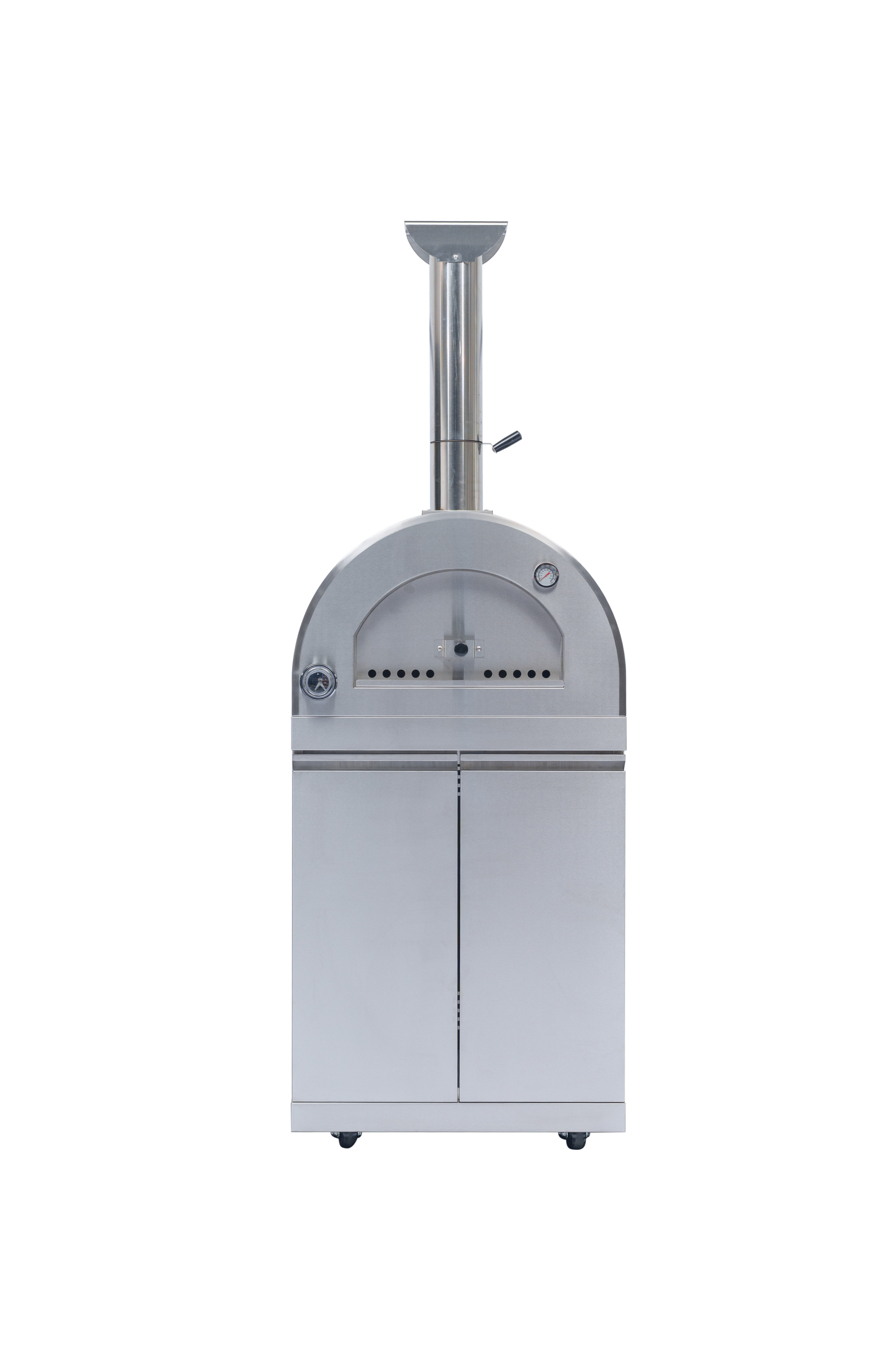 125" 10,8000 BTU 4-Burner Outdoor Kitchen Island Grill with Pizza Oven by Chery Industrial