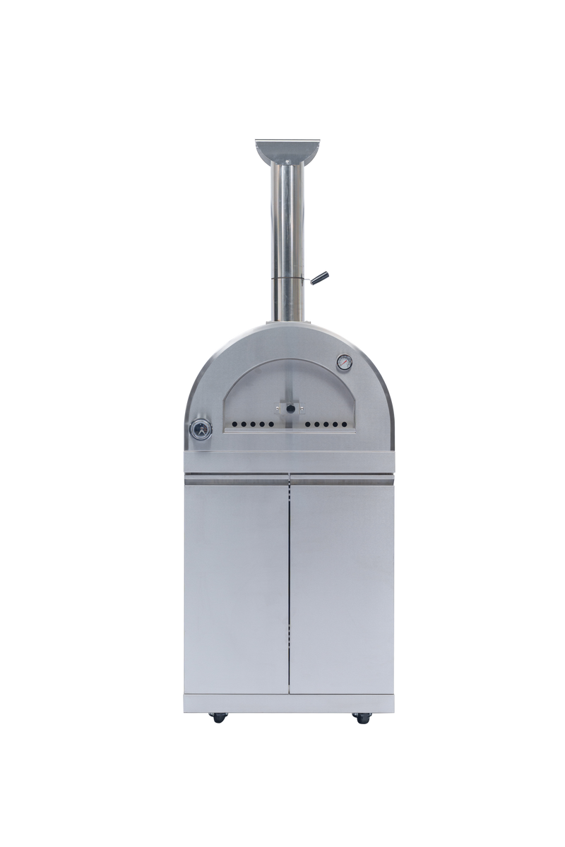 125" 10,8000 BTU 4-Burner Outdoor Kitchen Island Grill with Pizza Oven by Chery Industrial