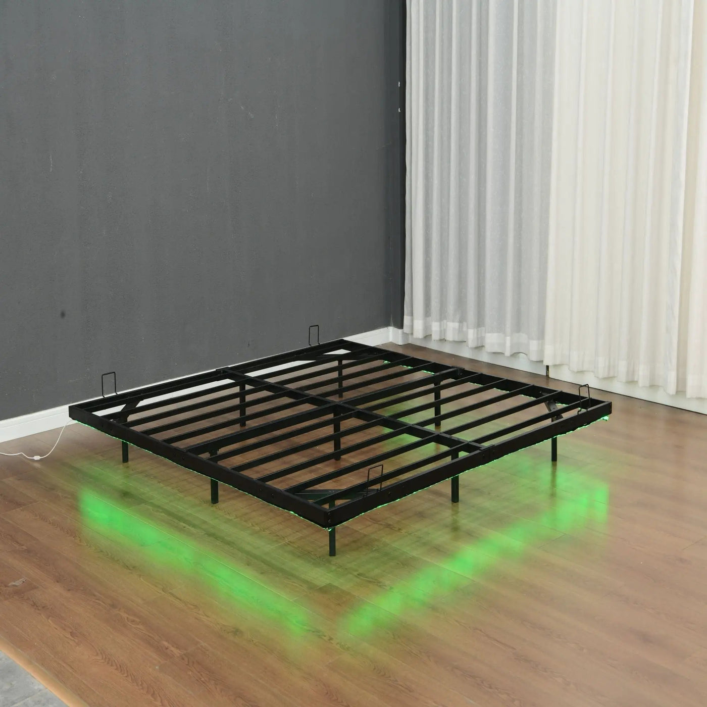 Floating Bed Frames With LED Lights by HouseOfZazla