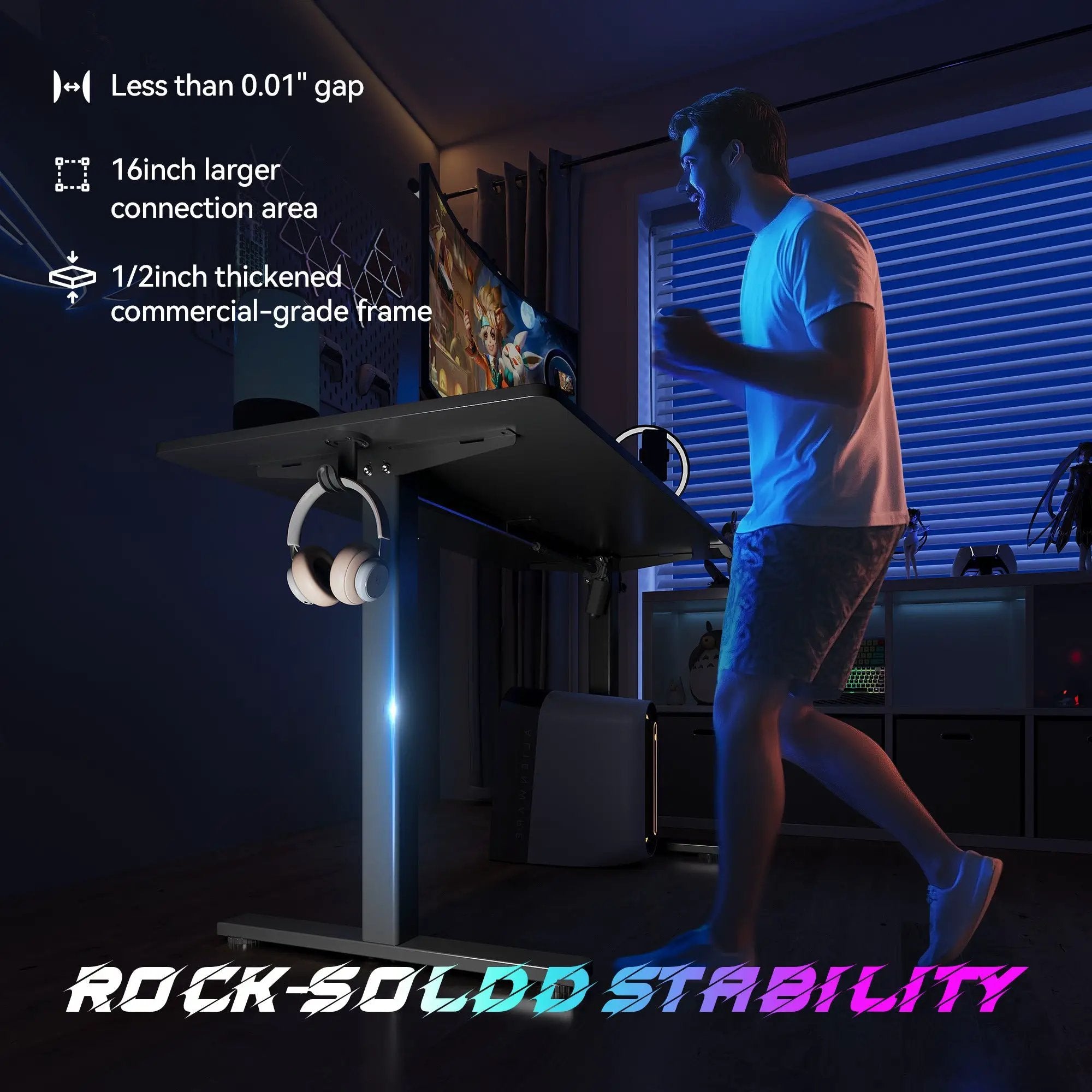 48"×24" Electric Standing Desk by HouseOfZazla
