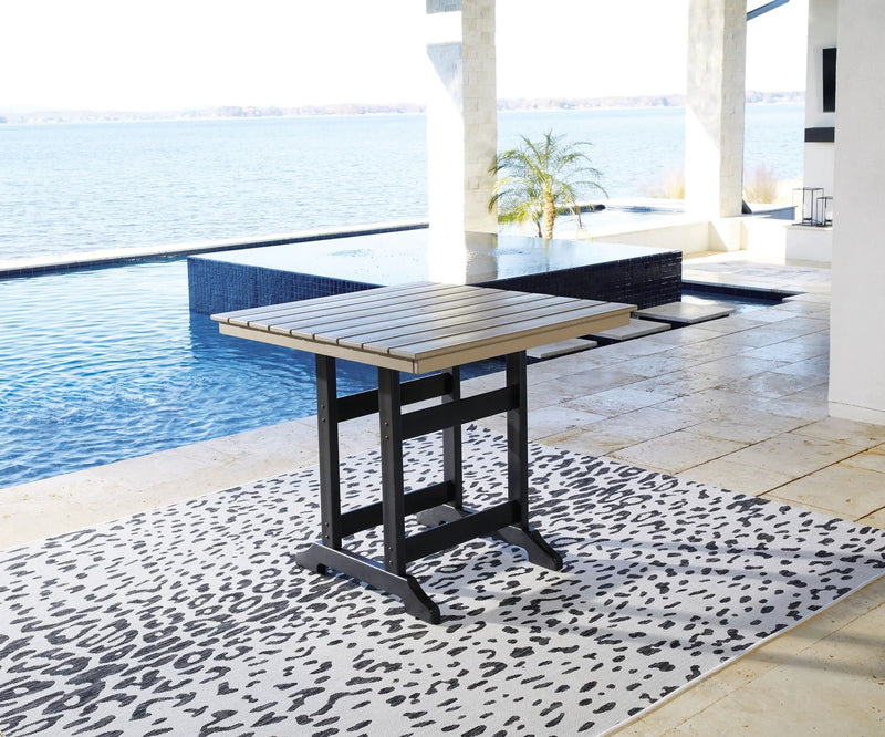 Fairen Trail - 5 Pc. - Counter Dining Set - Black / Driftwood by Unique Piece Furniture