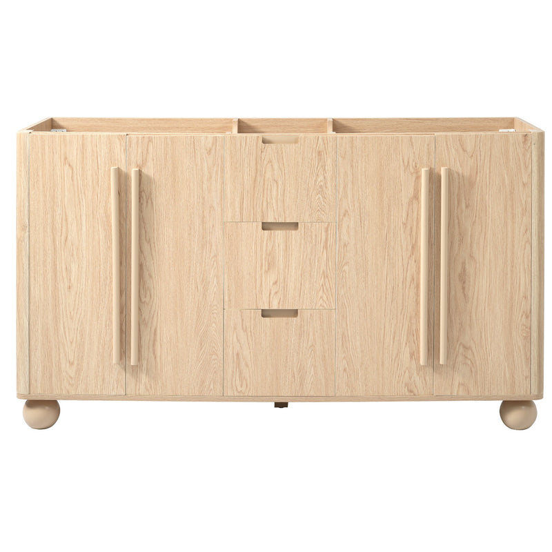 58.3" Bathroom Vanity Cabinet With 3 Drawers & 4 Doors by HouseOfZazla