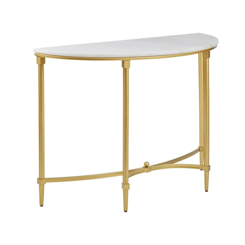 Bordeaux - Console Table - White / Gold by Unique Piece Furniture