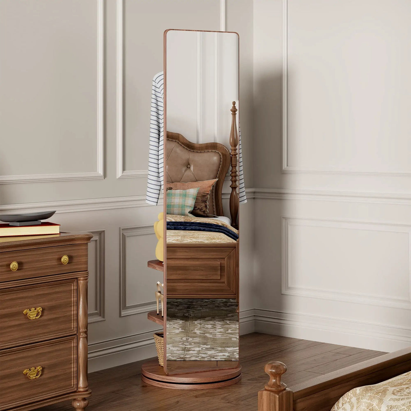 3 In 1 Multifunctional Full Length Clothing Mirror by Unique Piece Furniture