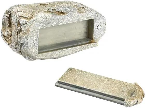 Hide-A-Key Fake Rock Security Safe Storage,Looks and Feels Like a Real Rock Spare Key,Safely Hiking Your Spare Key Outdoor,Yard or Garden Diversion Safes,Outdoor Statue. by GreenHaven Gardens