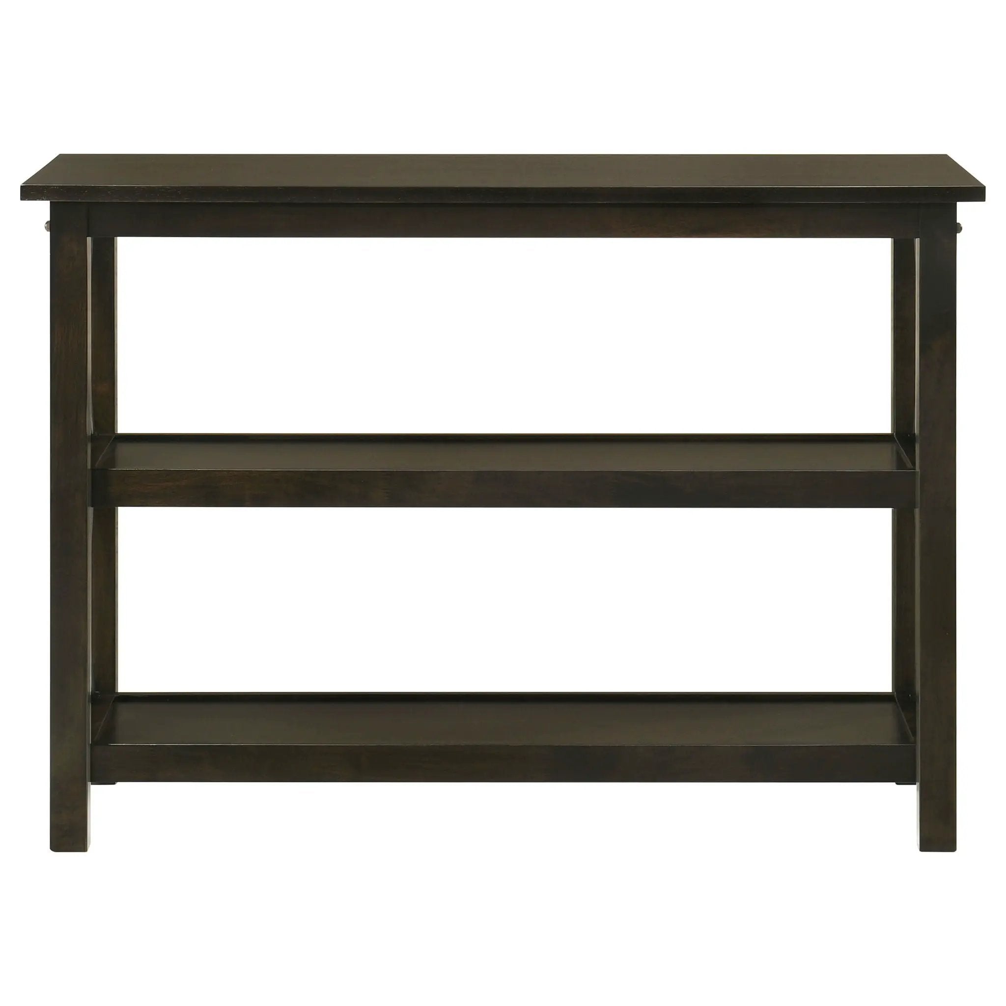 Rachelle 2-shelf Wood Entryway Console Table Deep Merlot by Unique Piece Furniture