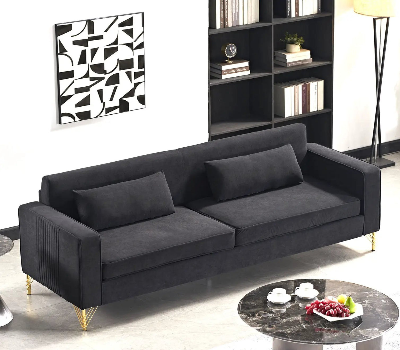 Aesthetic 3 Seater Couch With Classic Modern Appeal And Luxurious Soft Comfort by Unique Piece Furniture