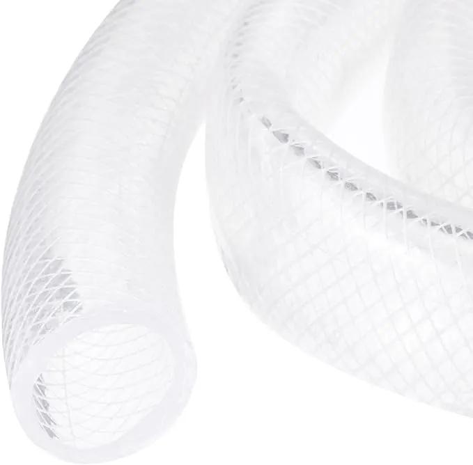 1 1/4" x 1 5/8" Braided Clear Plastic PVC Tubing 10ft High Pressure Flexible Reinforced Vinyl Tube, [for Garden Irrigation, Water Hose, Fish Tank, Water Transfer] - 31.8x41.3mm by GreenHaven Gardens