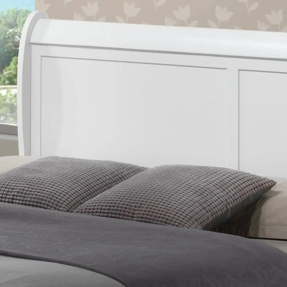 Sleigh Bed With Low Footboard by Unique Piece Furniture