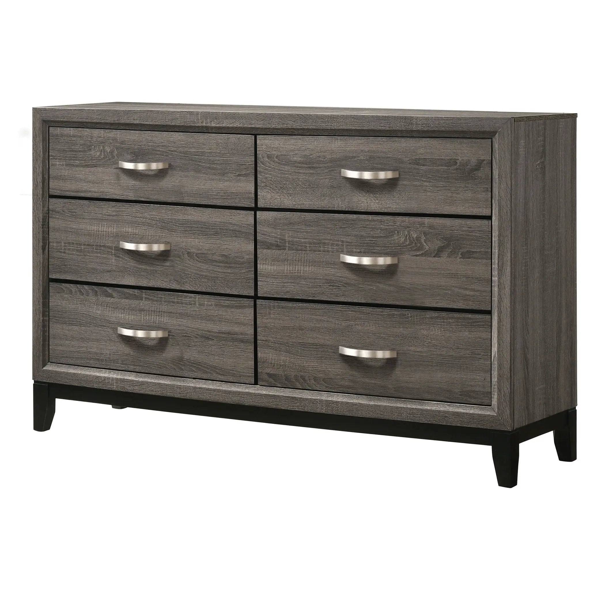 Cabrillo - 6 Drawer Dresser - Gray by HouseOfZazla