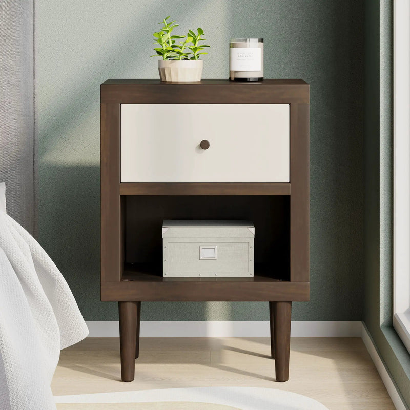 Nystrom Single Drawer Nightstand by HouseOfZazla