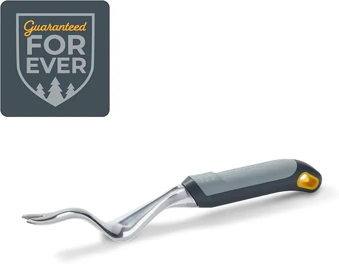 Woodland Tools Heavy Duty Garden Weeder – Manual Weed Puller Tool with Anodized Aluminum Blade & Ergonomic Grip – Root Remover for Dandelions, Thistles, & Taproots – Lawn & Flower Bed Weeding Tool by GreenHaven Gardens