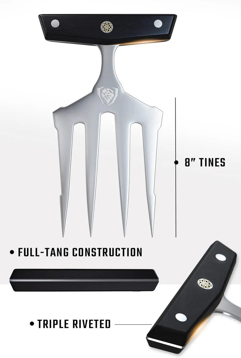 Dalstrong Meat Shredding Claws - Multi-Use Shredding Tool - Lifting, Pulling, Handling Utensils - x2 - Premium HC Stainless Steel G10 Hanlde -BBQ Meats, Brisket & More by GreenHaven Gardens