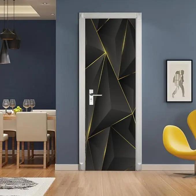 3D Peel and Stick Murals - Three-dimensional Wallpaper Self-adhesive Decals Removable PVC Waterproof Door Poster for Bedroom Living Room Wall Decoration 34.6 x 78.7 inch by GreenHaven Gardens