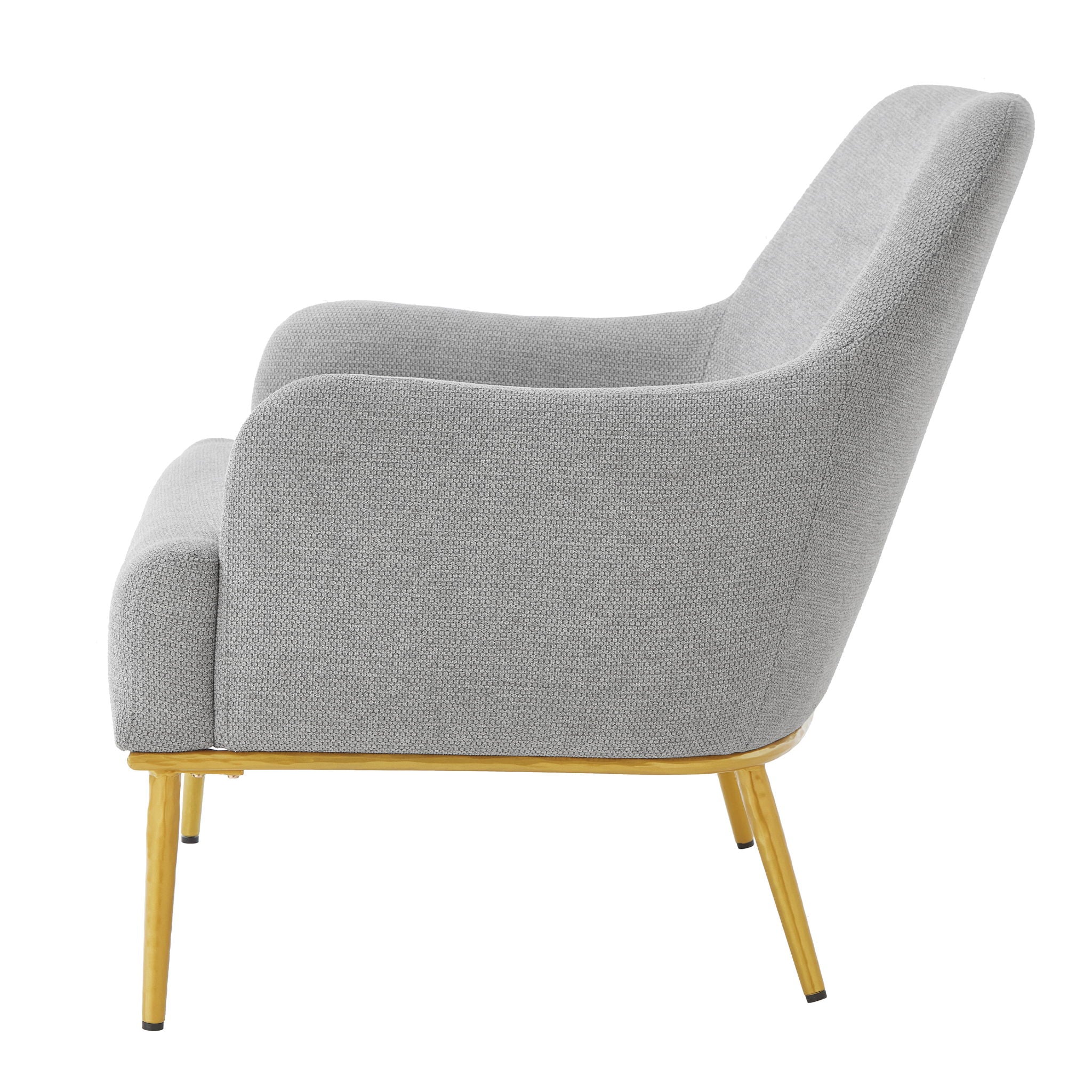 Modern Elegance Accent Chair With Curved Backrest by HouseOfZazla