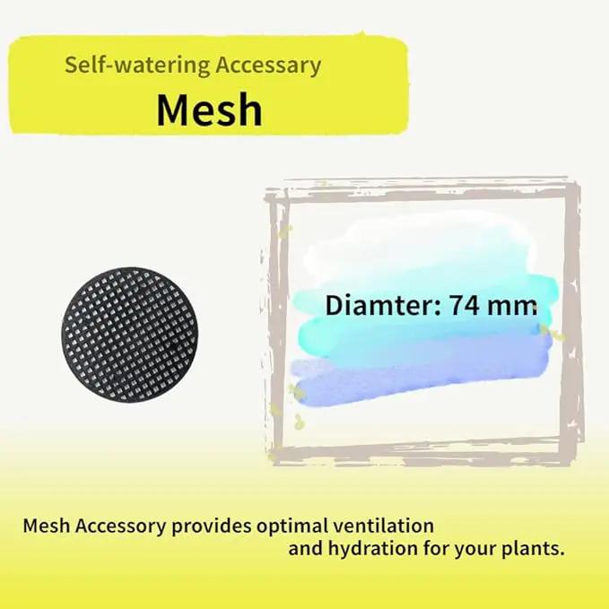 Nihow Self Watering Planter Accessory Set with Wick, Mesh - Enhance Your Plant's Growth and Health Easily by GreenHaven Gardens