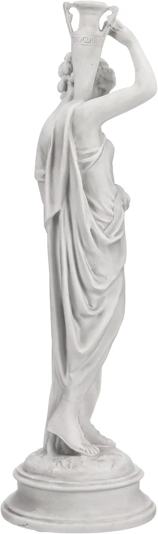 Design Toscano Dione the Divine Greek Water Woman Indoor/Outdoor Garden Statue, Medium, 22 inches tall, Cast Stone Resin, Antique Stone Finish by GreenHaven Gardens