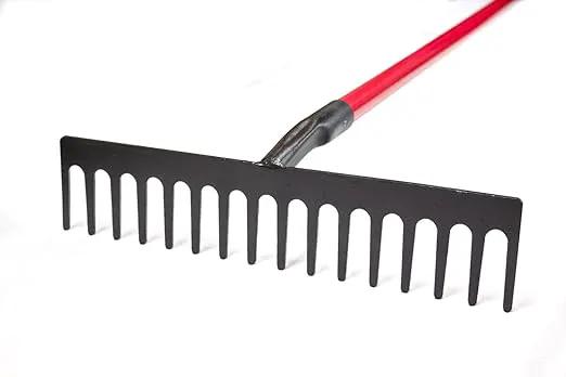 Bully Tools 92369 66-Inch 4-Tine Mulch Fork with Fiberglass Long Handle by GreenHaven Gardens
