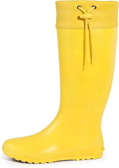Asgard Packable Tall Rain Boots for Women Waterproof Rubber Garden Boots Ultra Lightweight Flat Mud Boots- NOT FOR WIDE CALF by GreenHaven Gardens