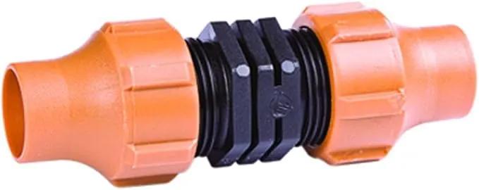 DIG C53 1/2" Universal NUTLOCK Coupling | Connects Two Sizes of 1/2" Drip Tubing (.630 OD to .710 OD) | Durable, Leak-Proof, Reusable Fitting for Drip Irrigation Systems by GreenHaven Gardens