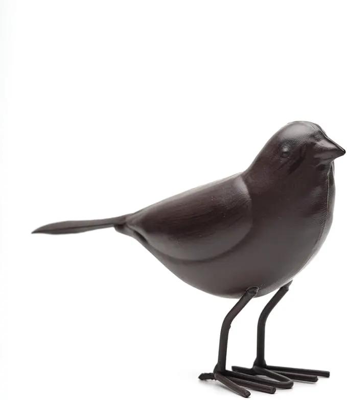 Decorative Small Nostalgia Style Cute Bird Art Iron Sculpture Figurine Home & Office & Garden Decoration, Rust/Brown (American Robin) by GreenHaven Gardens