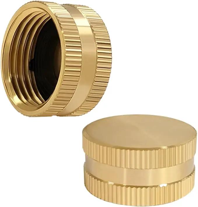Hooshing 6PCS Garden Hose Cap 3/4 Inch Hose Female End Cap Spigot Cap Adapter with Washers Garden Hose Female Fitting Cap by GreenHaven Gardens