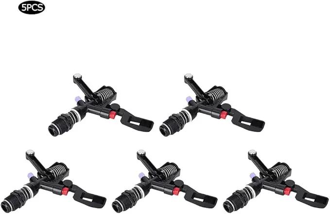 5PCS Garden Impulse Sprinkler Impact Sprinkler for Watering Irrigation, 3/4in DN20 Male Thread by GreenHaven Gardens