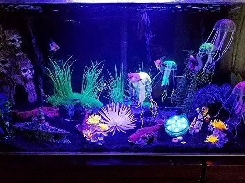 Submersible Led Lights, Submersible Waterproof RGB Change Remote Controlled Submersible Led Lights for Pond Pool Fountain Aquarium Vase Hot Tub Bathtub Fish Tank Party Halloween (4 Pack) by GreenHaven Gardens