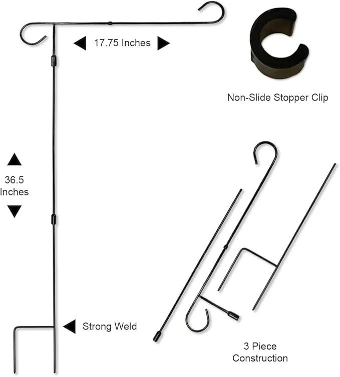WinCraft White Sox Garden Flag with Stand Holder Flagpole by GreenHaven Gardens