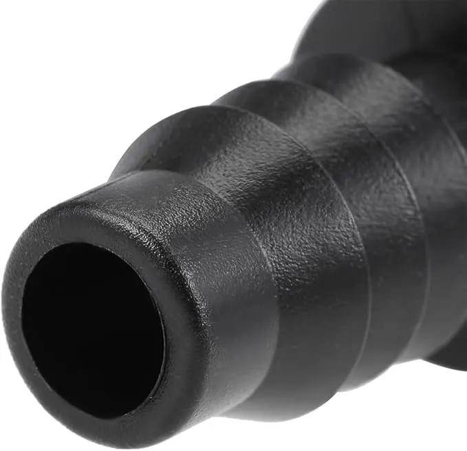 uxcell Barb Drip Pipe End Closure Cap 4mm and 8mm Inner Diameter Hose Plug Connector for Garden Agricultural Irrigation System, Plastic 10pcs by GreenHaven Gardens