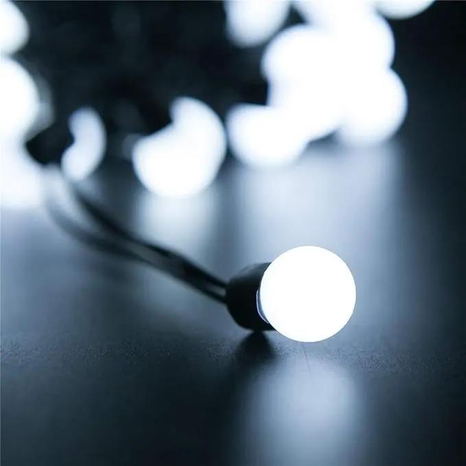 Globe Ball Fairy Lights, 50 LEDs 23ft/7M Solar Led Globe String Lights Waterproof with Two Lighting Modes for Garden Outdoor Party Christmas Decoration (Cold White) by GreenHaven Gardens