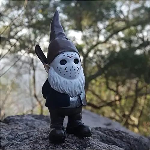 Garden Gnomes Christmas Table Decor Horror Decor Bookshelf Decor Halloween Decorations Gift - Brown by GreenHaven Gardens
