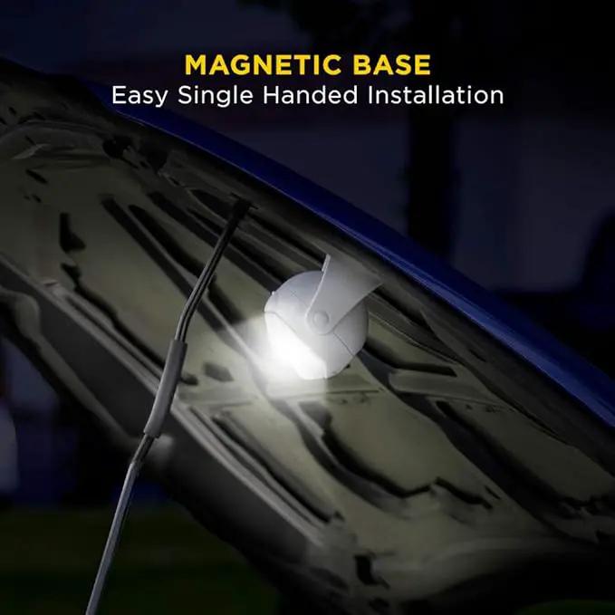 Limitless Innovations Lumenology Portable LED Motion Sensor Light Provides 148 Lumens with a 13 ft Detectable Range and Flexible Tripod Base with Magnetic Option – Indoor/Outdoor (Black) by GreenHaven Gardens