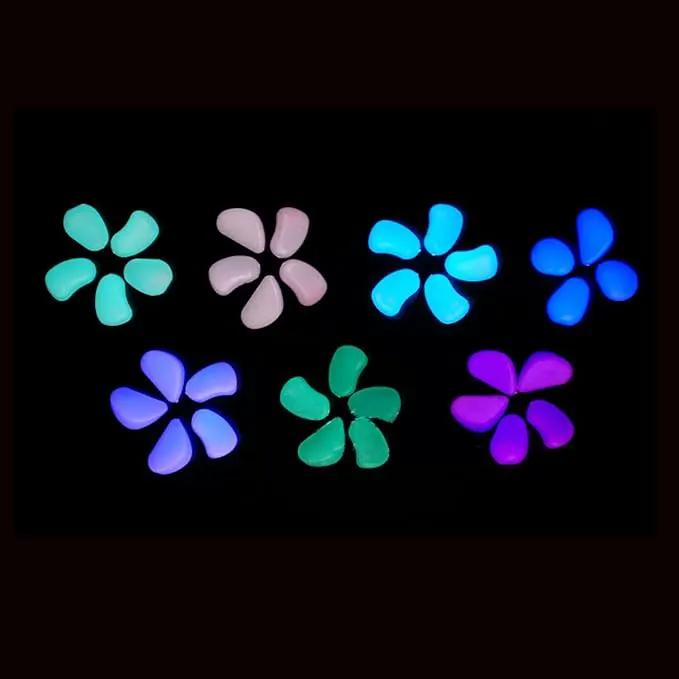 Oismys Glow in Dark Rocks Luminous Stones 200Pcs Garden Accessories Micro Landscape Fish Tank Decoration Outdoor Patio Lawn Yard Kit by GreenHaven Gardens