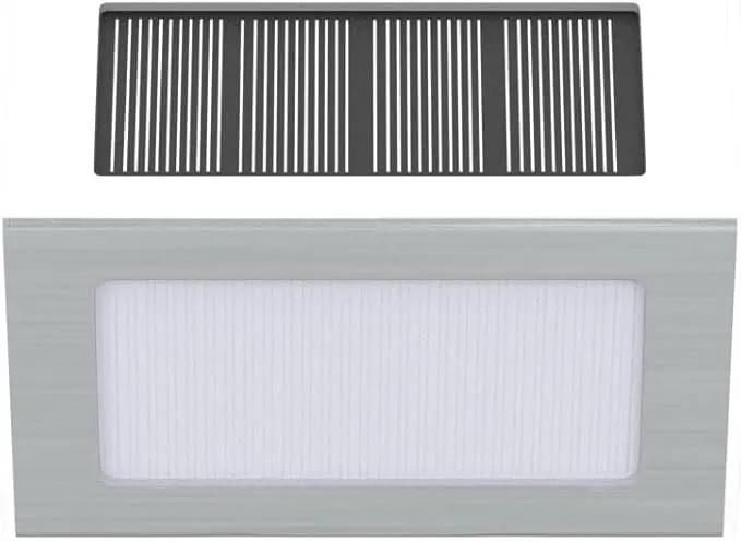 XLUX Solar Powered Lights for Deck Steps Stairs Fences Pathway Path, LED lamp, Outdoor Waterproof, White Light 6 Pack by GreenHaven Gardens