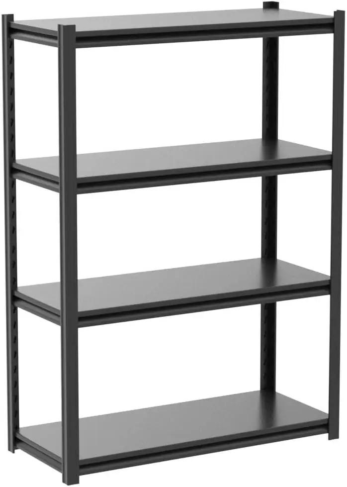 Raybee 40" W Garage Shelving Heavy Duty Storage Shelves 56.9" H Metal Shelving Heavy Duty Load 1600LBS Adjustable Metal Shelves for Storage for Pantry Kitchen 40" W x 19.1" D x 56.9" H by GreenHaven Gardens
