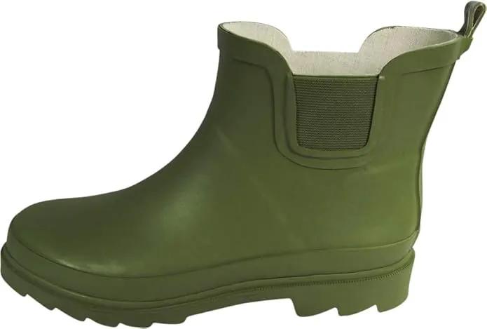 NORTY - Womens Ankle Rain Boots - Ladies Waterproof Winter Spring Garden Boot runs ½ size large by GreenHaven Gardens