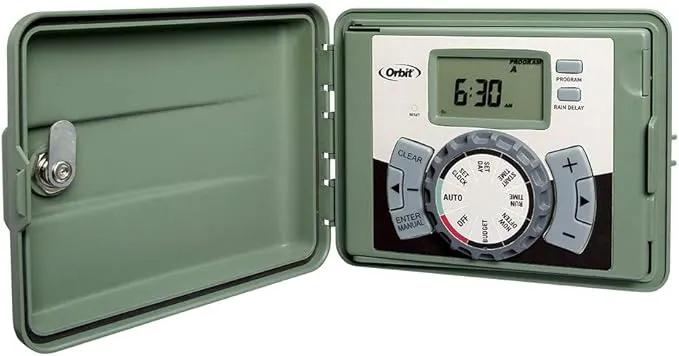 Orbit 57899 9-Station Outdoor Swing Panel Sprinkler System Timer by GreenHaven Gardens