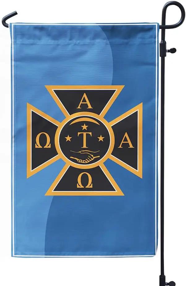 Alpha Tau Omega Licensed Flag Garden 12x19 inches Flag Banner Yard Decor Outdoor Decoration (Alpha Tau Omega #6) by GreenHaven Gardens