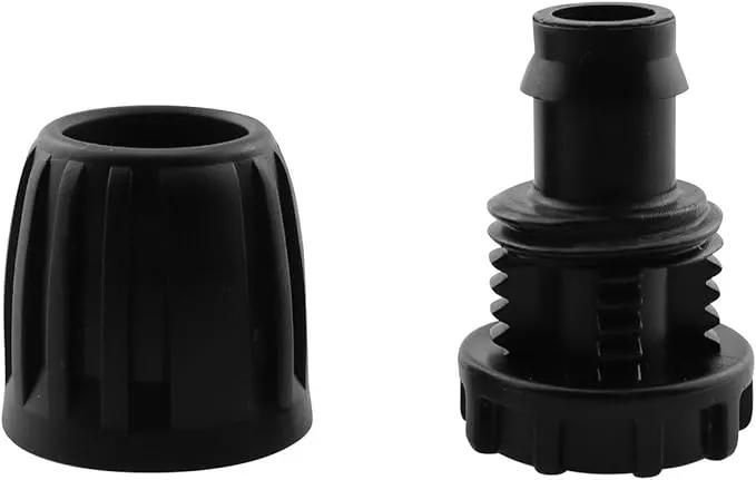 1/2 inch Irrigation Fittings End Plug DGZZI 6PCS Barbed Locked End Plug Connectors For 16mm Drip Tubing Connectors, End Caps Drip Line Nuts Connectors by GreenHaven Gardens