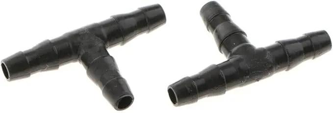 10PCS Micro Drip Irrigation System Dripper Tee Pipe Barb Hose Watering Garden by GreenHaven Gardens