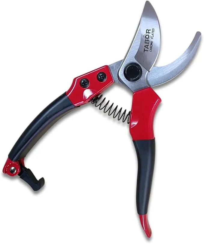 TABOR TOOLS S821A Bypass Pruning Shears, Makes Clean Cuts, Great for S-M Size Hands. Professional Sharp Secateurs, Hand Pruner, Garden Shears, Clippers for The Garden. by GreenHaven Gardens